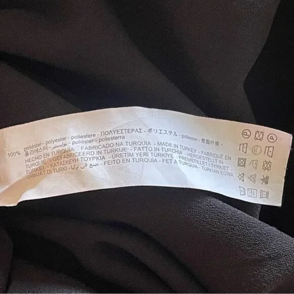 EVERLANE Black mid rise slim Wool skinny career Pants RN# 139393 size 8 - Picture 7 of 10